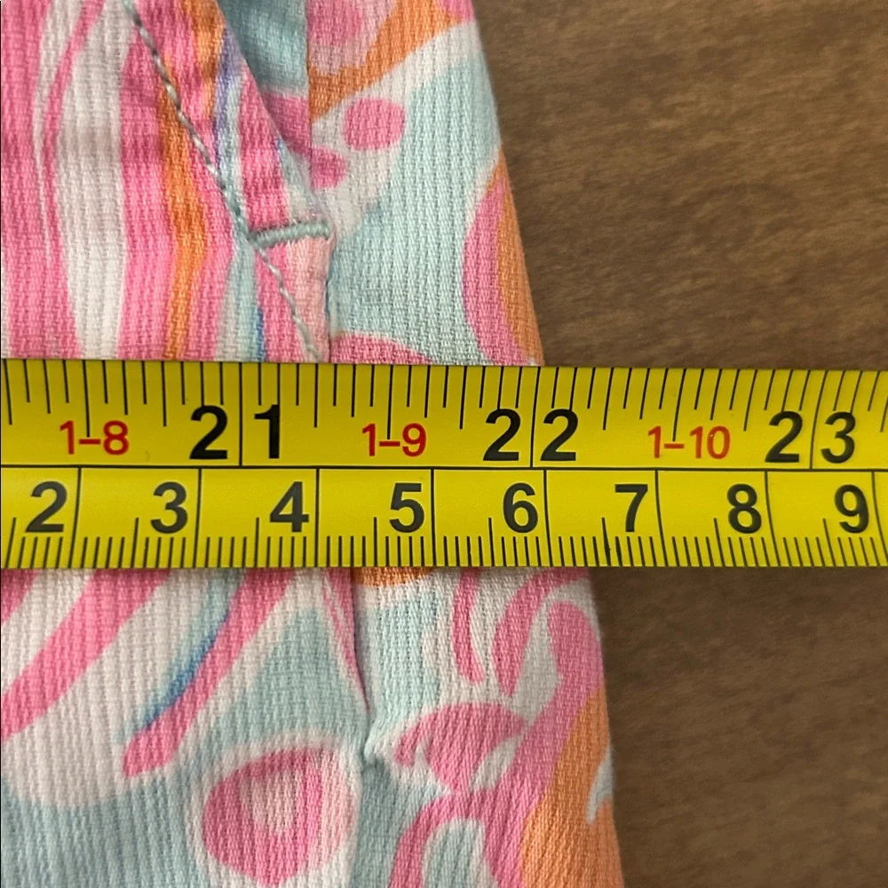 Lilly Pulitzer Pink Pout Bubbly Buttercup Scalloped Shorts Size 16 Resortwear II